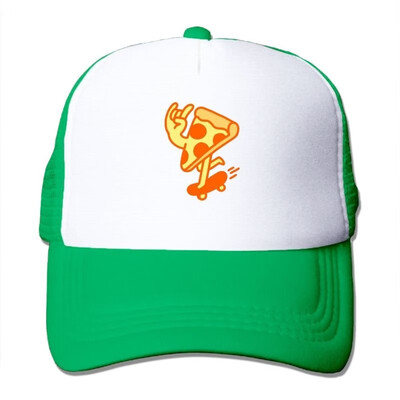 

Shak Eroll of Pizza Summer Sun Protection Mesh Cap Baseball Hat Cap Adjustable