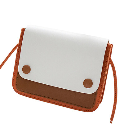 

Women Fashion Square Color Block Flip Cover Crossbody Shoulder Bag Phone Pouch