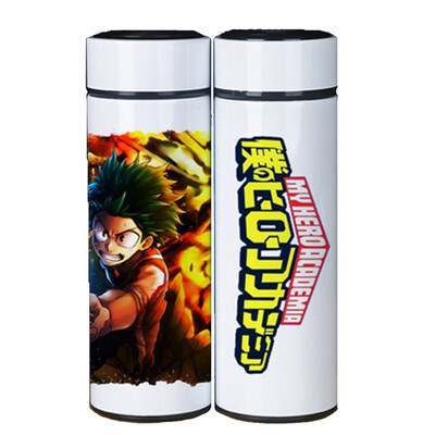 

CAR-TOBBY Anime My Hero Academia 350ml Thermos Vacuum Cup Water Bottle Mug Cosplay Gift