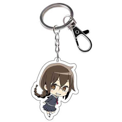 

Anime Durarara Double-sided Cartoon Figures Keychain DRRR Orihara Izaya Acrylic Car Key Holder Chain Pendants Keyrings Gift