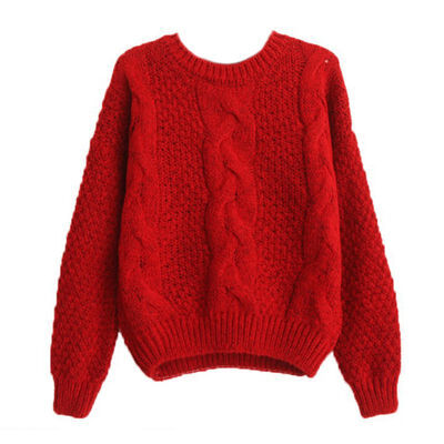 

Women Sweaters Warm Pullover&Jumpers Crewneck Mohair Pullover Twist Pull Jumpers Autumn 2019 Knitted Sweaters Christmas