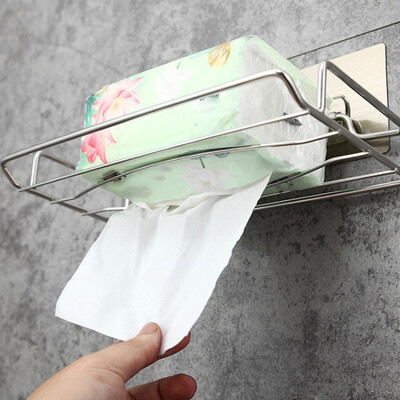 

〖Follure〗Household Punch-Free Stainless Steel Soap Holder Bathroom Bathroom Shelf
