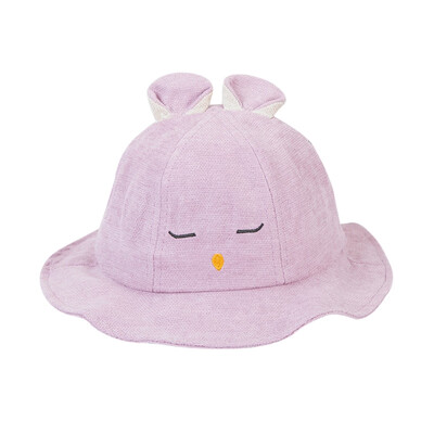 

Autumn Baby Toddler Hats Boys Girl Toddler Letters Pattern Bucket Hats With Ear Design Fashion Caps Reversible Sun Headwear