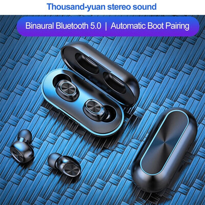 

Bluetooth 50 Headset TWS Wireless Earphones Mini Earbuds Stereo Dual Headphones