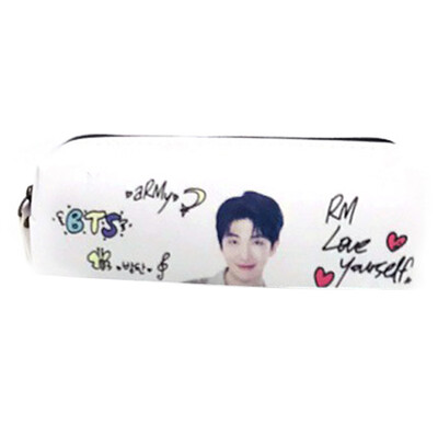 

Kpop BTS Bangtan Boys Pencil Case Cartoon Pouch Coin Bag School Supplies BTS Stationery Gift Zipper Bag