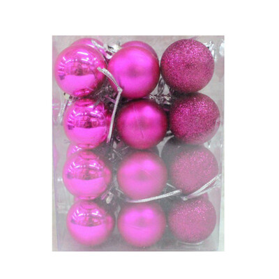 

24pcs Balls Decorations Baubles Party Wedding Christmas Tree Xmas Ornament