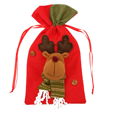 

〖Follure〗Christmas Candy Bag Santa Claus Snowmen Gift Bag Children Storage Bag