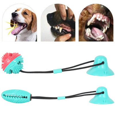 

Interactive Fun Toys with Sucker Dog Bite Sucker Multifunction Pet Molar Bite Toy Pet Molar Ball Pet Molar Bite Toy