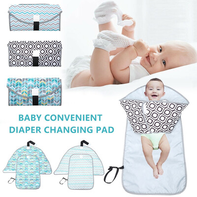 

Baby Portable Multifuctional Foldable Baby Changing Mat Waterproof Infant Napping Changing Cover Pads Travel