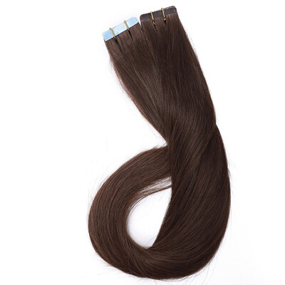 

Tape in Human Hair Extensions Highlight Balayage Long Straight Skin Weft Glue in Hairpieces Invisible Double Sided Tape