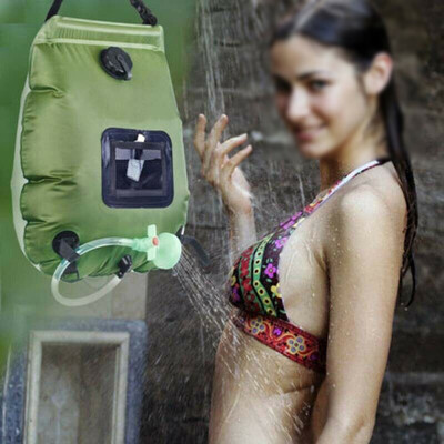 

Portable Travel Camping Outdoor Shower Bathing Bag 20L Solar Energy Heated Water