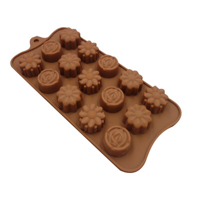 

1PCS Silicone chocolate moldcookies mold3 Style of Flowers Shape Fondant Cake Tools Cake Decorating