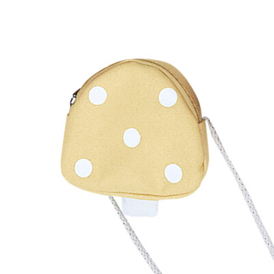 

Children Bag Cute Mushroom Shape Design Cross-body Handbag Fashion Girls Kids Shoulder Messenger Fashion Bag