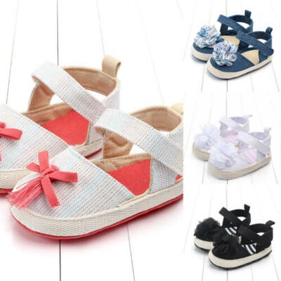 

Newborn Kids Infant Baby Girls Flower Sandals Spring Summer Casual Crib Shoes