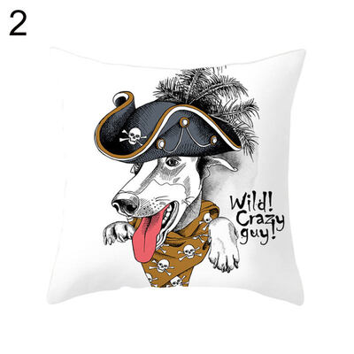 

Cartoon Cat Dog Animal Feather Pillow Case Cushion Cover Sofa Chair Car Decor