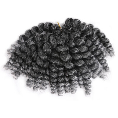 

Gobestart Fashion Pretty Woman Girl Gradient Color Twist Crochet Braids Extensions Wigs