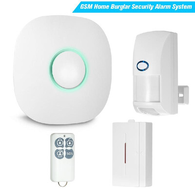 

Wireless GSM SMS Home Burglar Security Alarm System Auto-dial Alarm 25KG Pet Immune PIR Motion Sensor Detector Kit Phone App Remot