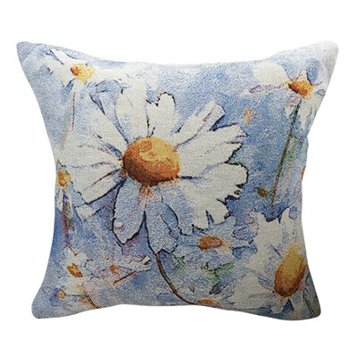 

Mediterranean Style Marine Life Home Pillow Cover Cotton Linen Bed Pillowcase Square Cushion Cotton And Linen Materials