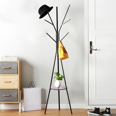 

Gobestart Coat Rack Hat Stand Free Standing Display Hall Tree Hat Hanger Garment Storage