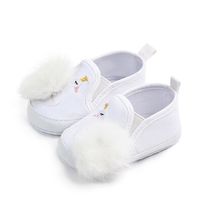 

Spring Autumn Princess Wool Shoes First Walkers Newborn Infant Baby Girls Cartoon Swan Single Shoes Toddler Shoes Baby Shoes