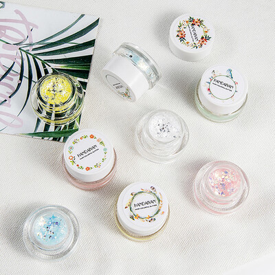 

Beauty HANDAIYAN Cosmetic Charming Fairy Colorful Glitter Gel Holographic Chunky Glitter Highlight Eyeshadow Makeup Accessories fo