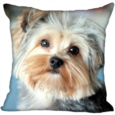 

Yorkshire Terrier Hot Sale Pillow Case High Quality New Years Pillowcase Decorative Pillow Cover For Wedding Decorative Christma