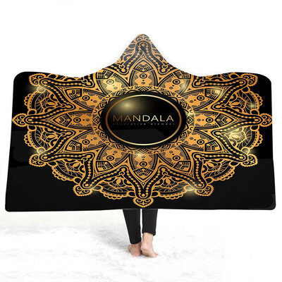

Magic Cloak Hooded Blanket Adult Children Wear Hats Double Wool Hooded Blanket No Discoloration Hooded Blanket Daily Supplies