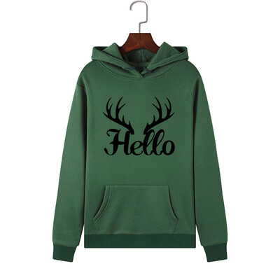 

Tailored Women Long Sleeve Letter Print Hooded Sweatshirt Automn&Winter Blouse Lady Tops