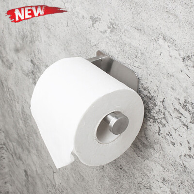 

〖Follure〗Self Adhesive Toilet Paper Holder for Bathroom Stick on Wall Stainless Steel