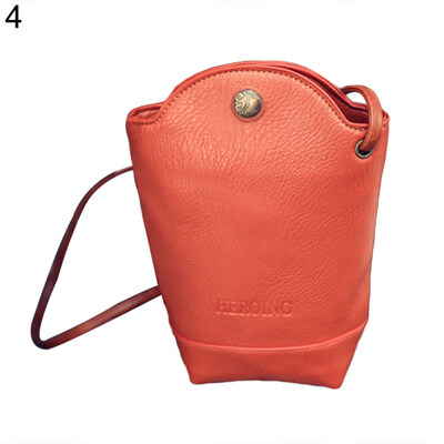 

Fashion Women\s Mini Faux Leather Cross Body Bag Purse Bucket Phone Bag Gift