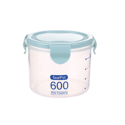 

Gobestart Plastic Sealed Cans Kitchen Storage Box Transparent Food Canister Keep Fresh Jar