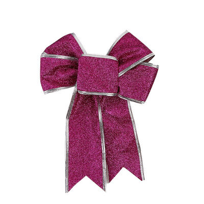 

Christmas Decoartive Bows DIY Xmas Tree Hanging Bowknot Pendant Drop Ornaments Wedding Party Holiday Decorations
