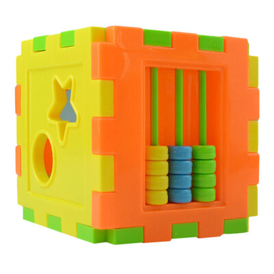 

YIWULAPlastic Puzzles Children Box Educational Kids Game Learning Baby Geometry Jigsaw