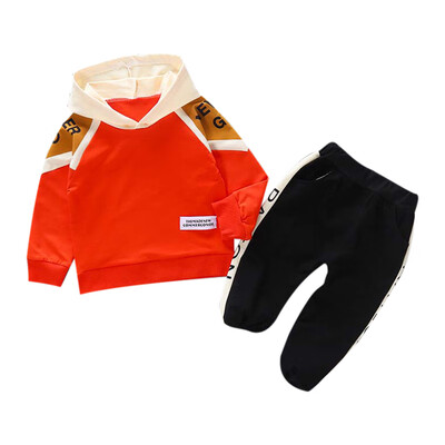 

Active Autumn Baby Girls Boys Long Sleeve Letter Print Hoodie Sweatshirt TopsPants Casual Costume Set