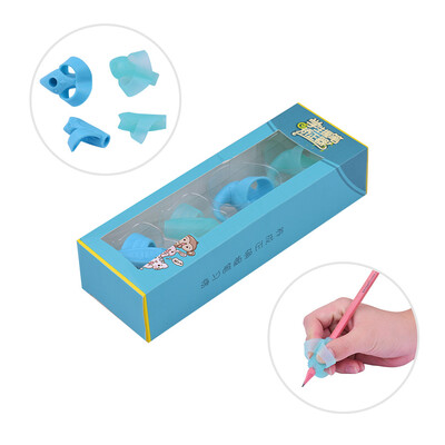 

Adorable Ring Pencil Grips Eco-friendly Soft Silicone Pencil Holders Writing Posture Correction Finger Grip for Kids Preschoolers