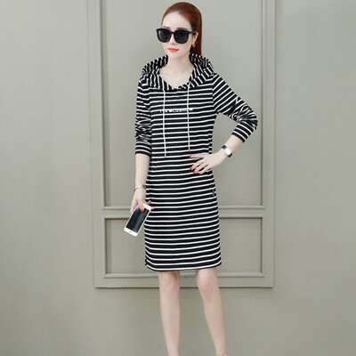 

Fashion Women Summer Boho Stripe Dress Evening Party Beach Dresses kleider damen