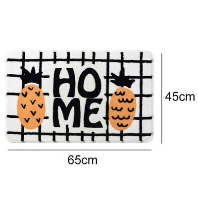 

Home Pineapple Series Carpets Non-slip Kitchen Rugs for Home Living Room Floor Mats Japanese Home Absorbent Anti-slip Mat