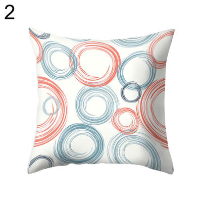 

Shell Wave Square Throw Pillow Protector Case Cushion Cover Bedding Articles