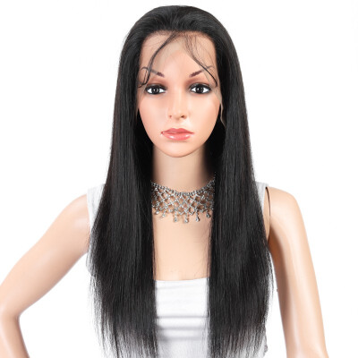 

Amazing Star 150 Density Lace Front Wig Human Hair Wig Brazilian Virgin Hair Silky Straight Pre-Plucked Hairline with Baby Hair