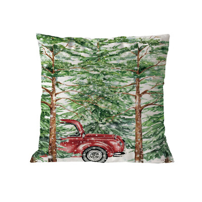 

Tailored Merry Christmas Pillow Cases Soft Sofa Cushion Cover Home Decor Pillow Core