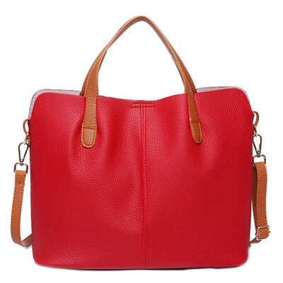 

Fashion Large Capacity Women Faux Leather Tote Crossbody Shoulder Bag Handbag