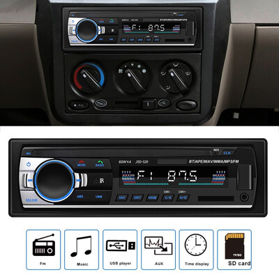 

Lumin JSD-520 Head Unit Single Din Stereo Dengan Radio FM USBSDAUXBluetooth Handsfree Untuk Mobil