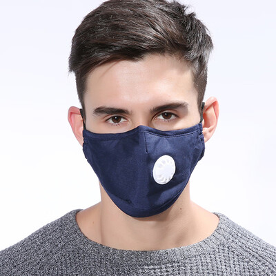 

Winter Mask Anti-fog Dustproof Cotton Breathable Warm Mask W Breathing Valve
