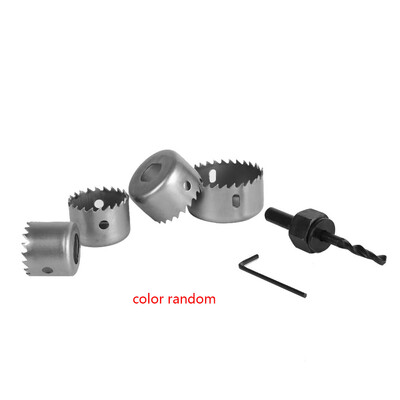 

6PCSSet Random Color Door Lock Knobs Installation Kit Wood Hole Saw Drilling Tools Ball Door Lock Hole Opener