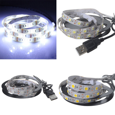

JPGIF 5050 Bright Led 2M Usb Led Strip Lights Tv Back Light Color Changing Blue