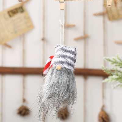 

YanRong Activity Decoration Christmas Decoration Small Cane No Face Doll Pendant Forest Small Charm Closet Decoration Pendant