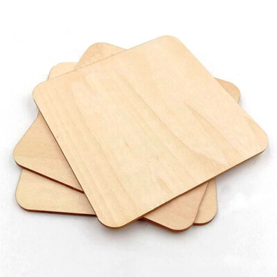

Diy Painted Wood Chip Green Blank Plaque Creative Decorative Board