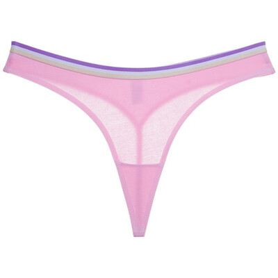 

Womens Cotton G-String Thong Panties String Underwear Women Briefs Sexy Lingerie Pants Intimate Ladies Low-Rise Striped Panty