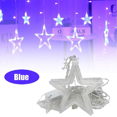 

Curtain Lamp Christmas Star Curtain Lights Decorative Lights 220V Light Decoration