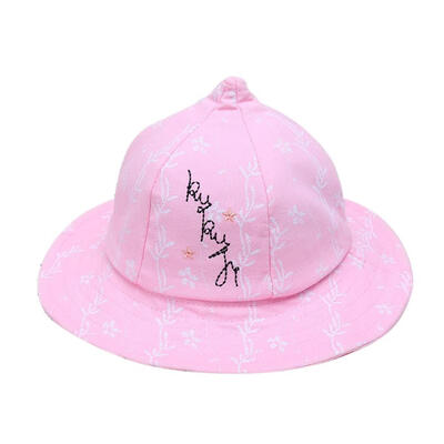 

Spring Baby Boys Girls Toddler Printed Bucket Hats Caps Reversible Sun Headwear